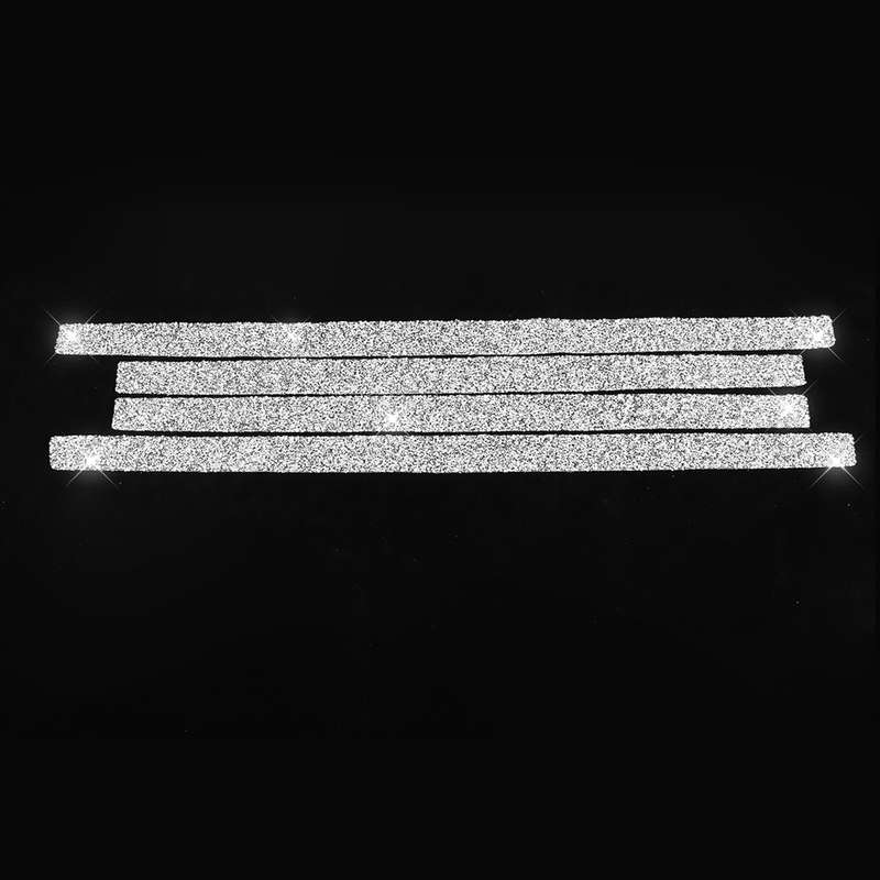 For BMW Series 3 E46 1998-2005 Car Door Threshold Strip Diamond Decoration Sticker, Left and Right D