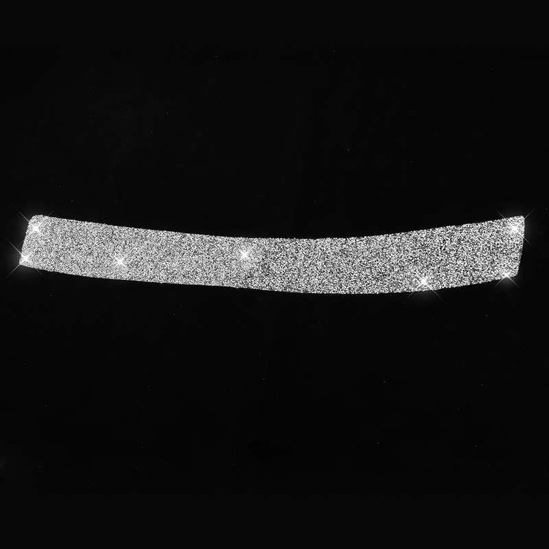 For BMW Series 3 E46 1998-2005 Car Copilot Central Control Diamond Decoration Sticker, Left Drive