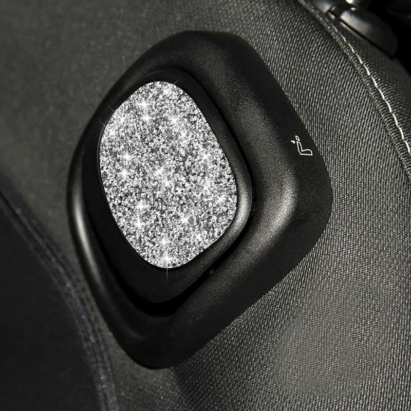 For BMW Mini One Cooper F56 Car Seat Back Handle Diamond Decoration Sticker