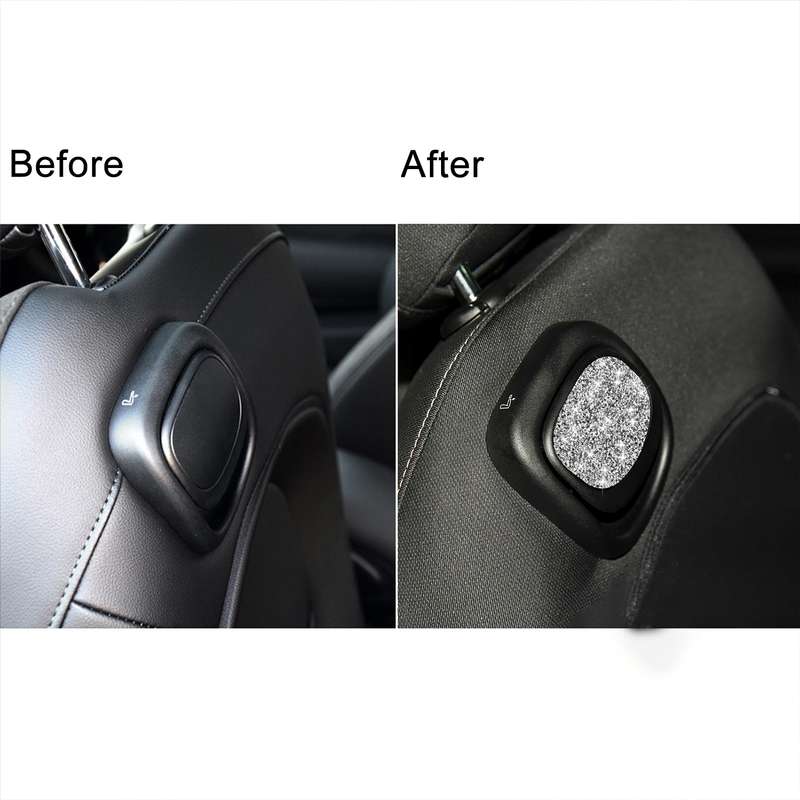 For BMW Mini One Cooper F56 Car Seat Back Handle Diamond Decoration Sticker