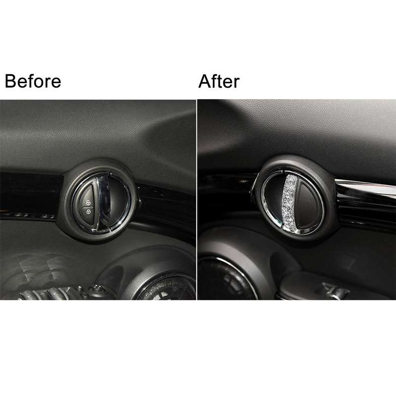 For BMW Mini Cooper Clubman Countryman F55 4pcs Car F Chassis Door Handle Diamond Decoration Sticke