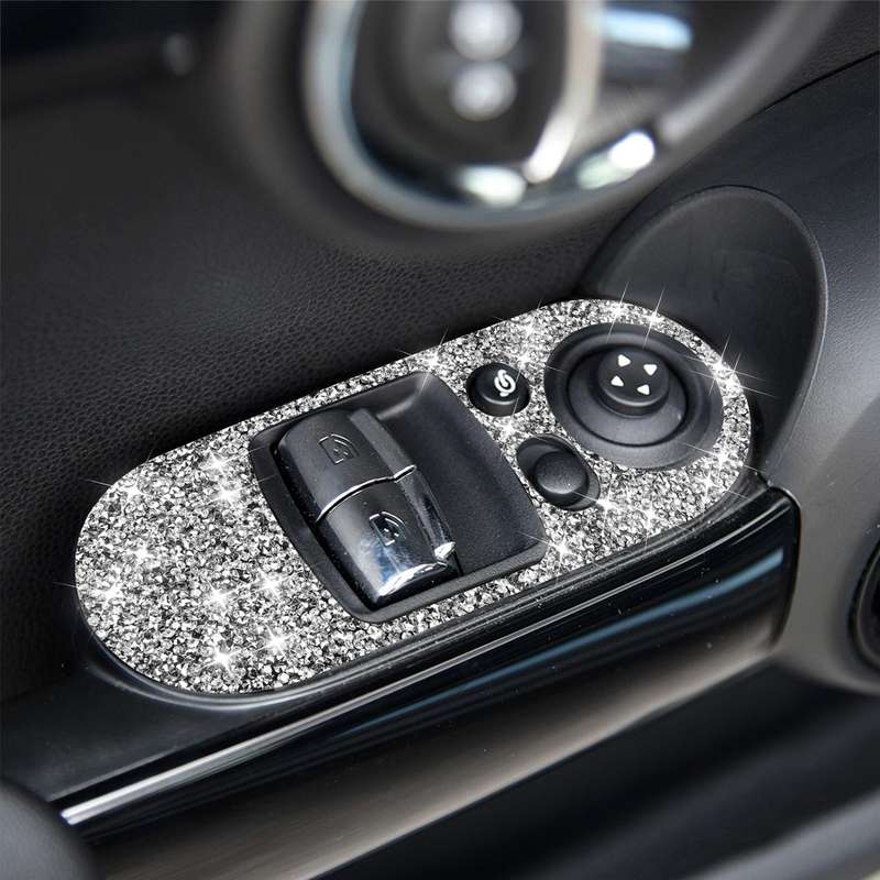 For BMW Mini F56 Car Lifting Panel Diamond Decoration Sticker