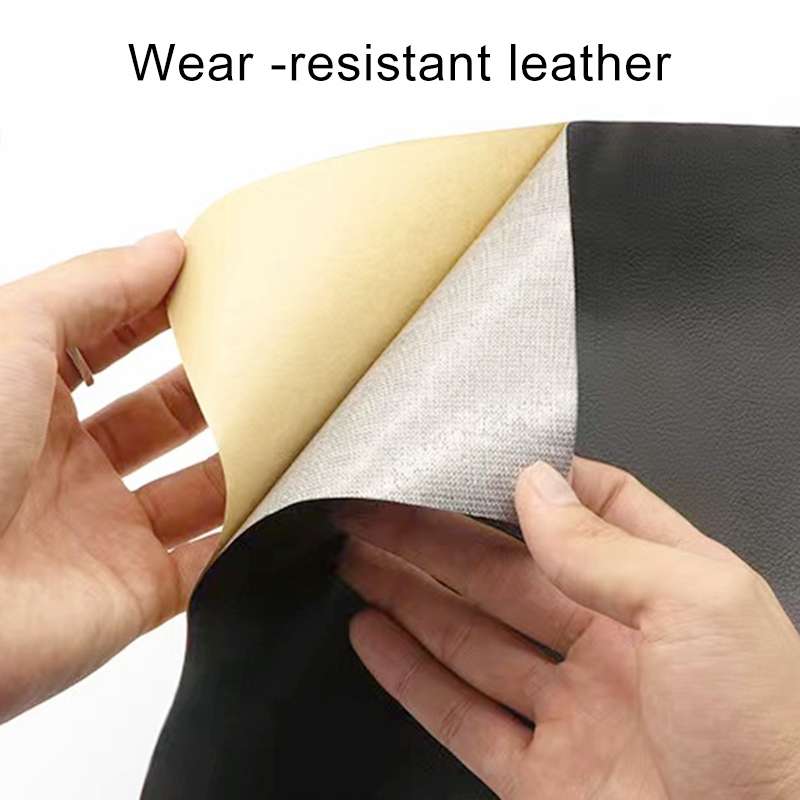 30 x 137cm Self Adhesive Leather for Sofa Repair Patch Car Seat PVC Leather Sticker(White)
