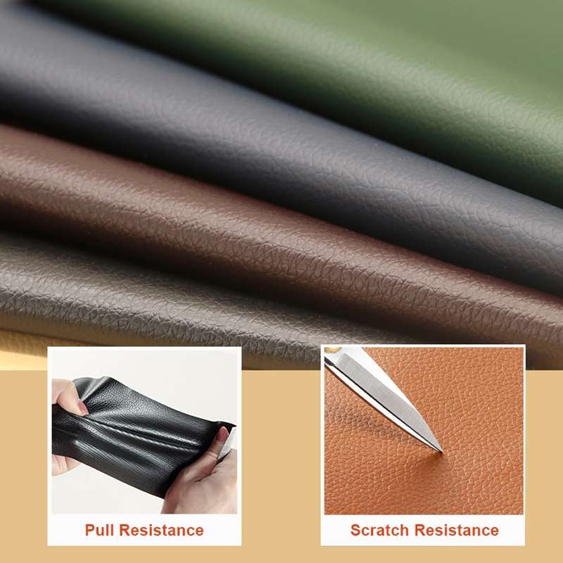 30 x 137cm Self Adhesive Leather for Sofa Repair Patch Car Seat PVC Leather Sticker(White)