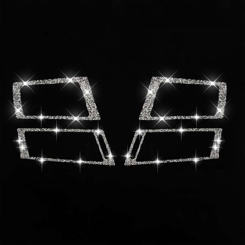 For BMW X5 E70 / X6 E71 2008-2013 Car Side Air Outlet Diamond Decoration Sticker, Left and Right Dri