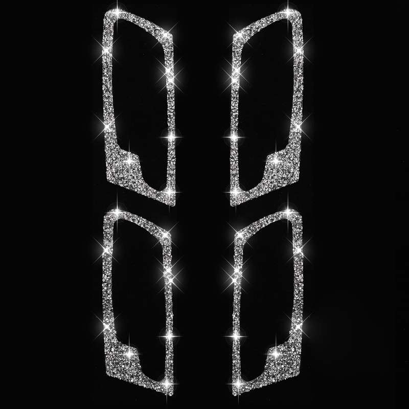 For BMW X5 E70 / X6 E71 2008-2014 Car Door Inner Handle Frame Diamond Decoration Sticker, Left and R