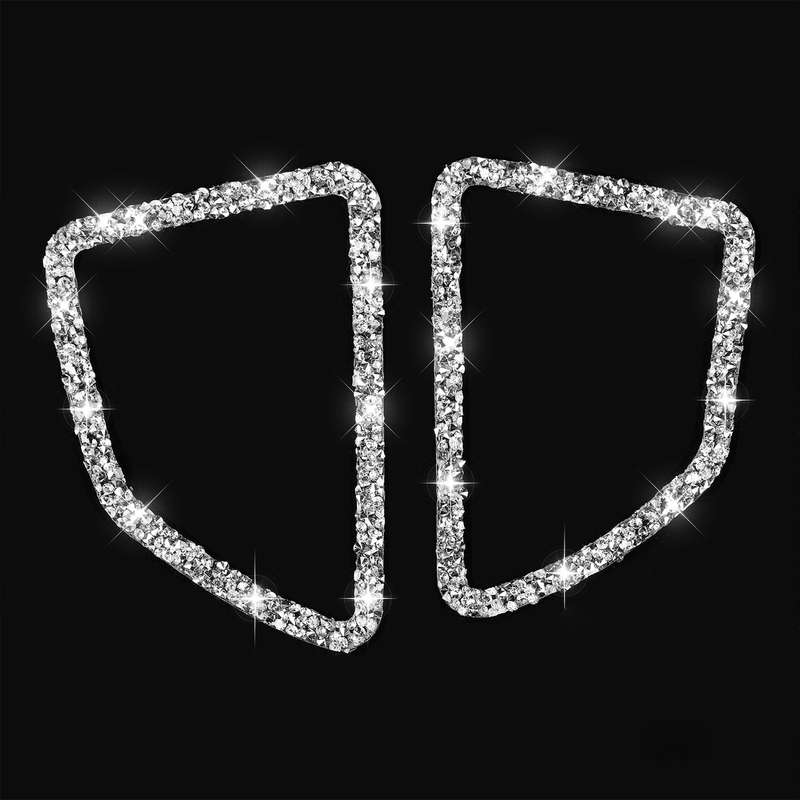 For BMW X5 E70 / X6 E71 2008-2013 Car Dashboard Air Outlet Diamond Decoration Sticker, Right Drive