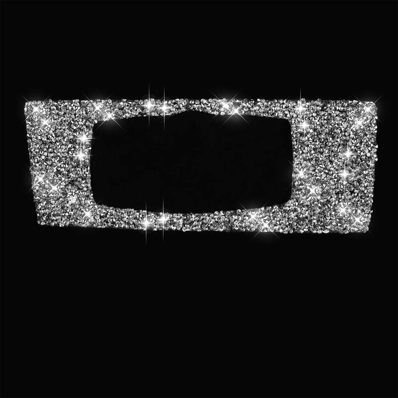 For BMW X5 E70 / X6 E71 2008-2013 Car Headlight Panel Diamond Decoration Sticker, Left Drive