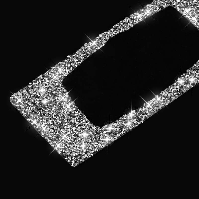 For BMW X5 E70 / X6 E71 2008-2013 Car Headlight Panel Diamond Decoration Sticker, Left Drive