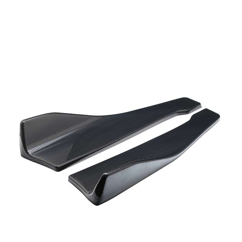 Car Universal Rear Corner Protection Plate Car Modified 48cm Rear Shovel(Carbon Fiber)