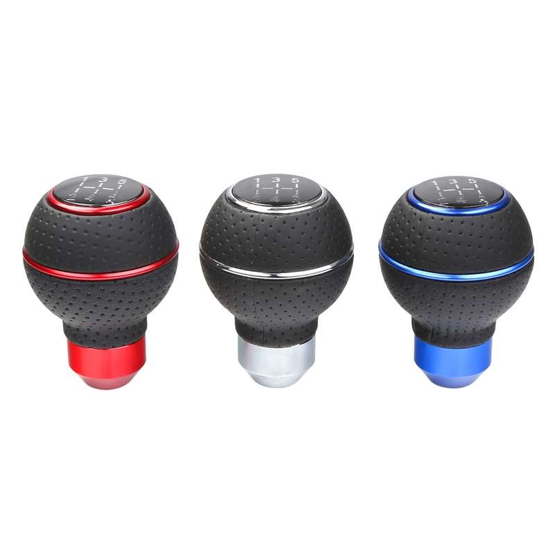 Universal Car Manual Gear Shift Lever 5-speed Shifter Knob(Red)