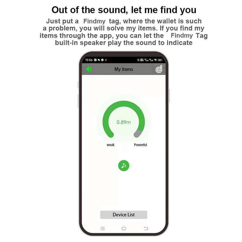 F6 Circular Global Location Tracker Anti-lost Device(Black)