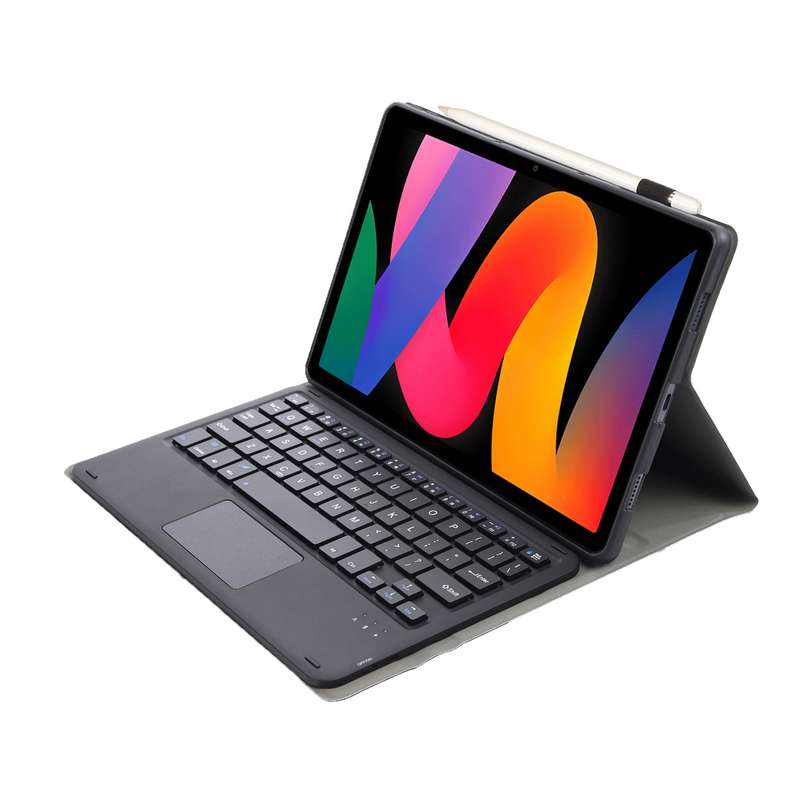 For Xiaomi Redmi Pad SE 11 inch A0N9 Lambskin Texture Ultra-thin Detachable Bluetooth Keyboard Leath