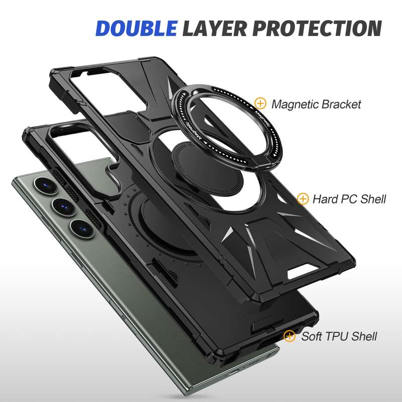 For vivo X Fold2 Extraordinary Series Hinged Folding Full Coverage Phone Case with Pen Slot & Stylus