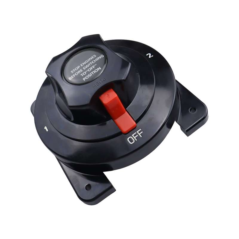 300A RV Yacht Power Off Switch 4 Speed Marine Power Protection Switch(Black)