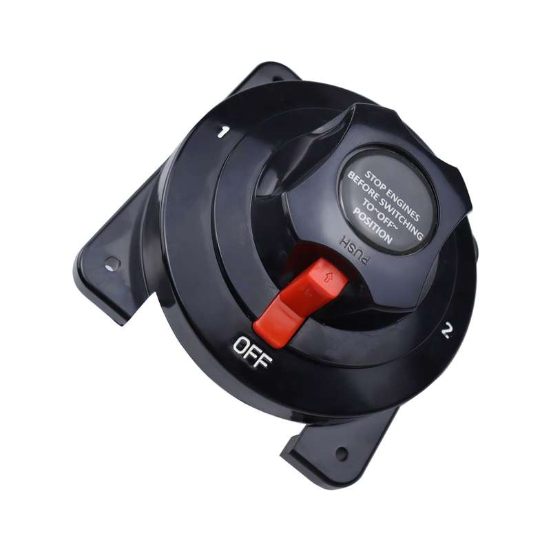 300A RV Yacht Power Off Switch 4 Speed Marine Power Protection Switch(Black)