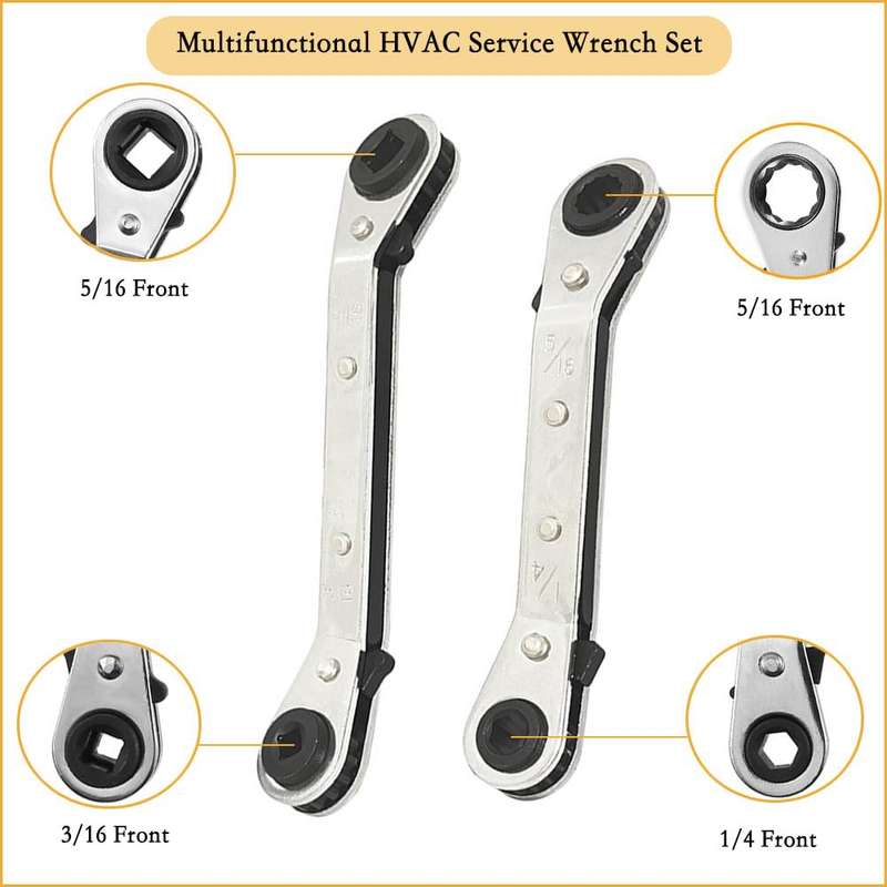 15pcs / Set Air Conditioning Valve Core Disassembly Tool with Rrepair Wrench & Valve Core