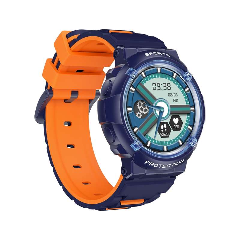 HT19 1.2 inch Round Screen IP68 Children Smart Watch, Support Sleep Monitoring(Blue)