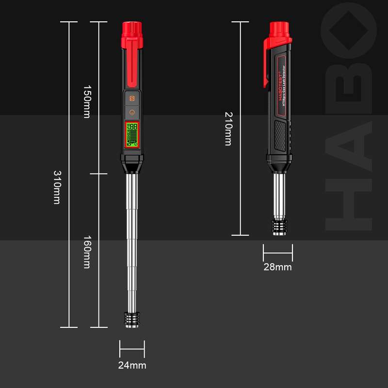 HABOTEST HT56 Pro Combustible Gas Detector Liquefied Petroleum Gas Natural Gas Alarm