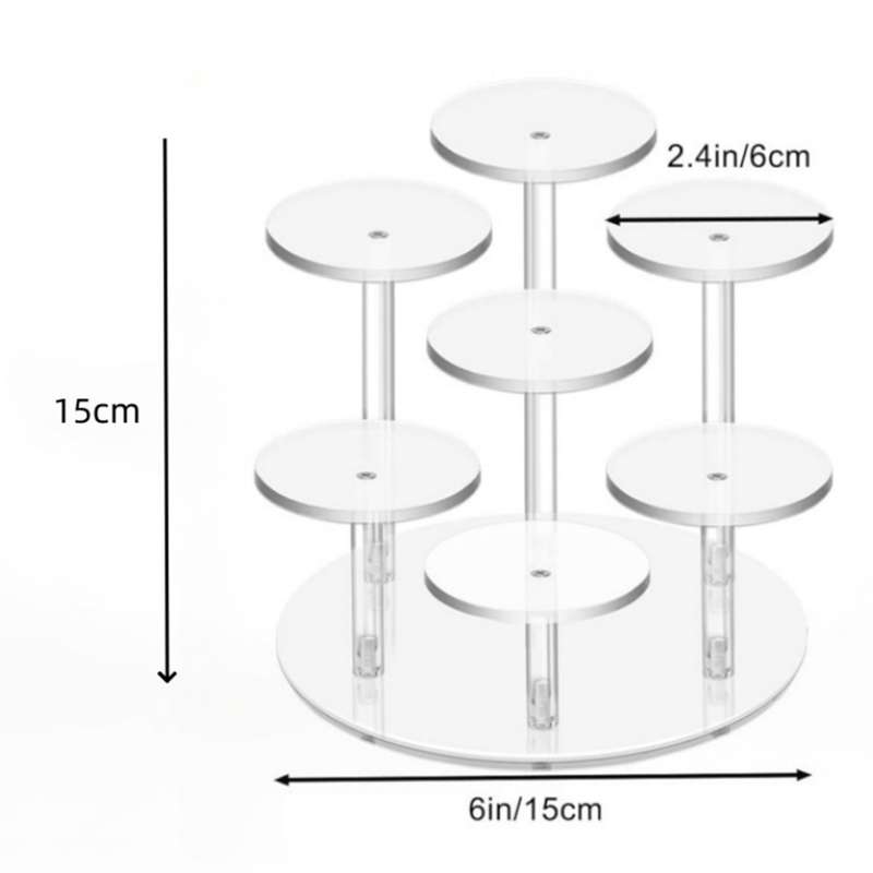 YX068 Acrylic Decoration Cupcake Stand