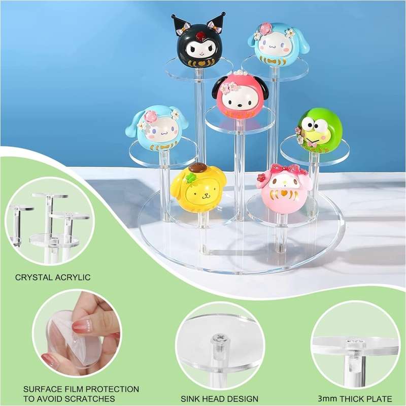 YX068 Acrylic Decoration Cupcake Stand