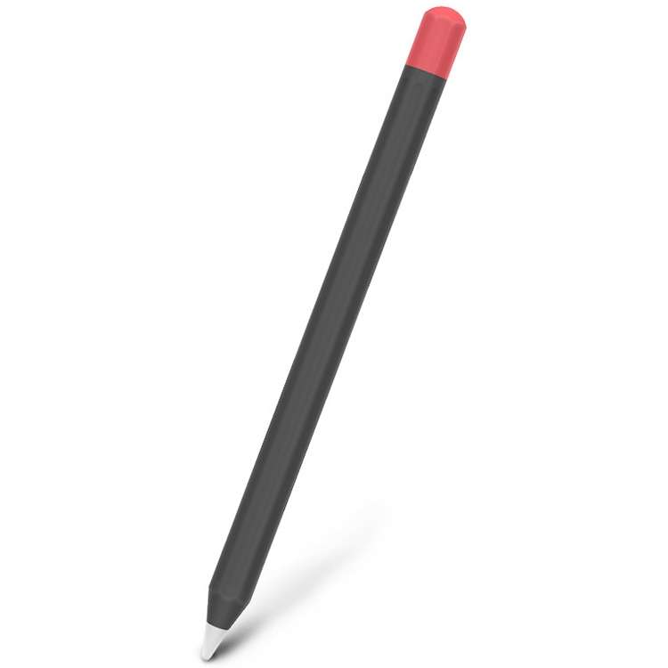 For Apple Pencil 2 Stylus Touch Pen Split Contrast Color Silicone Protective Case(Lemon Avocado)