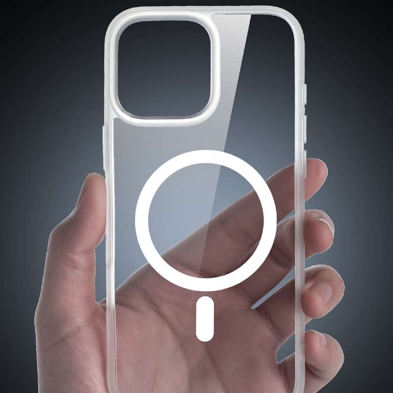 For iPhone 16 Pro Max TOTUDESIGN PC-5 Crystal Shield Series Magsafe Magnetic Phone Case(Transparent)