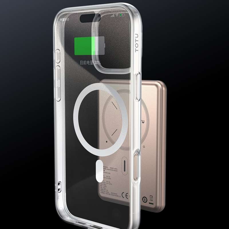 For iPhone 16 Pro TOTUDESIGN PC-5 Crystal Shield Series Magsafe Magnetic Phone Case(Transparent)