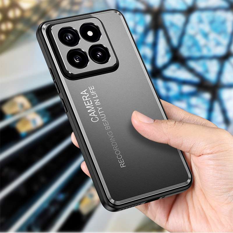 For Xiaomi 14 Frosted Metal Phone Case(Silver)