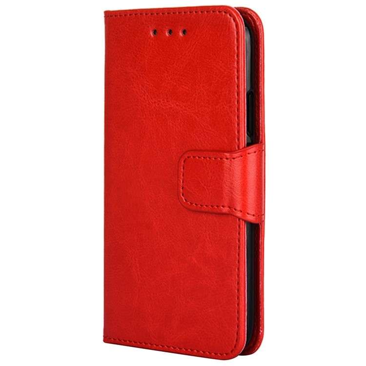 For Realme GT5 Pro 5G Crystal Texture Leather Phone Case(Red)