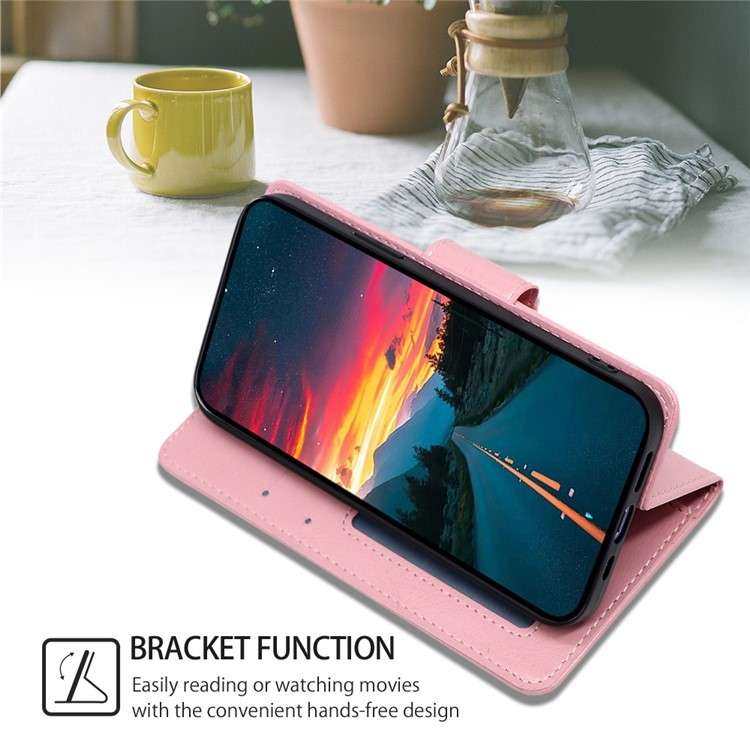 For Xiaomi Civi 4 Pro Crystal Texture Leather Phone Case(Pink)