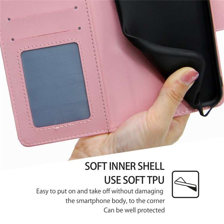 For Xiaomi Civi 4 Pro Crystal Texture Leather Phone Case(Pink)