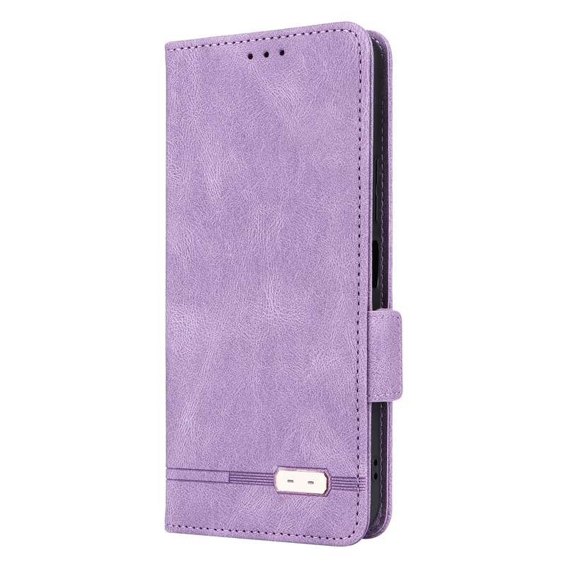 For vivo Y17s Magnetic Clasp Leather Phone Case(Purple)