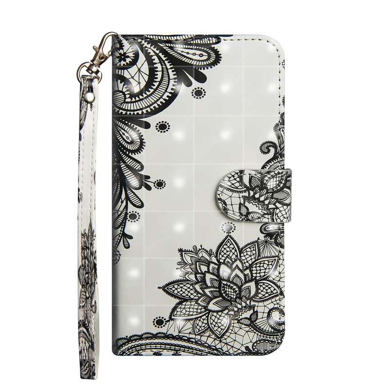 For Samsung Galaxy A30s 3D Painting Pattern Horizontal Flip TPU + PU Leather Case with Holder & Card