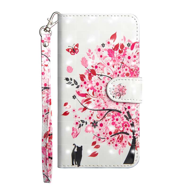 For Samsung Galaxy A30s 3D Painting Pattern Horizontal Flip TPU + PU Leather Case with Holder & Card