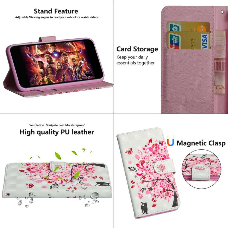 For Samsung Galaxy A30s 3D Painting Pattern Horizontal Flip TPU + PU Leather Case with Holder & Card