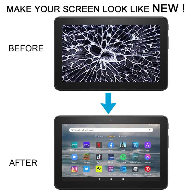 For Amazon Kindle Fire 7 2022 LCD Screen With Digitizer Full Assembly