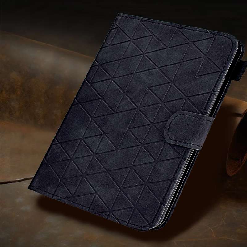 For iPad Pro 11 2024 Rhombus TPU Smart Leather Tablet Case(Black)