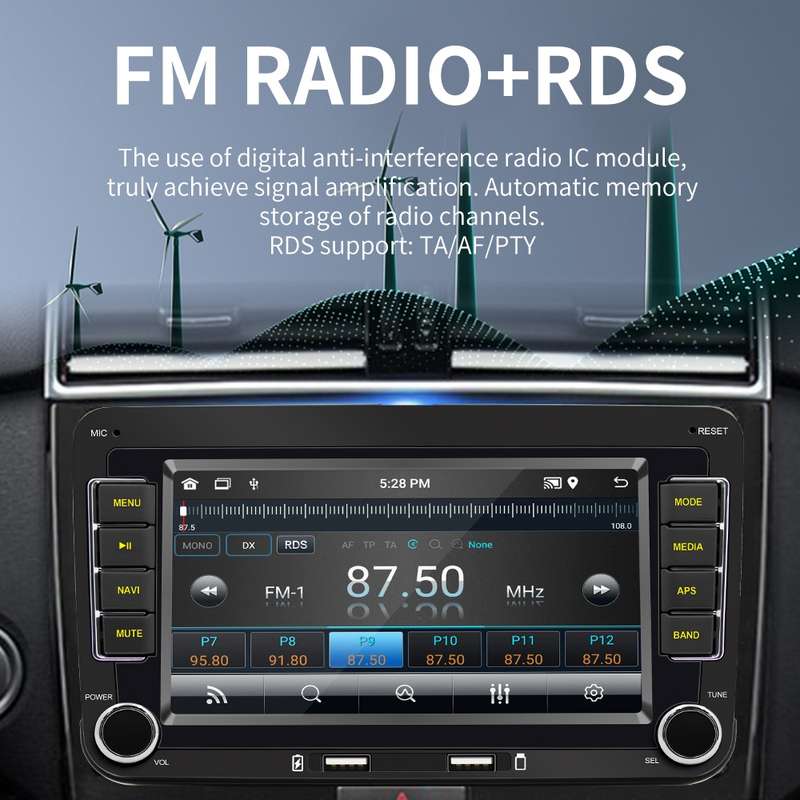 S9070 For Volkswagen 7 inch Portable Car MP5 Player Support CarPlay / Android Auto, Specification:2G
