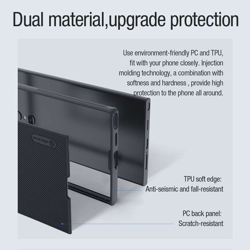 For Samsung Galaxy S24 Ultra 5G NILLKIN Frosted Shield Pro Magnetic Magsafe Phone Case(Black)