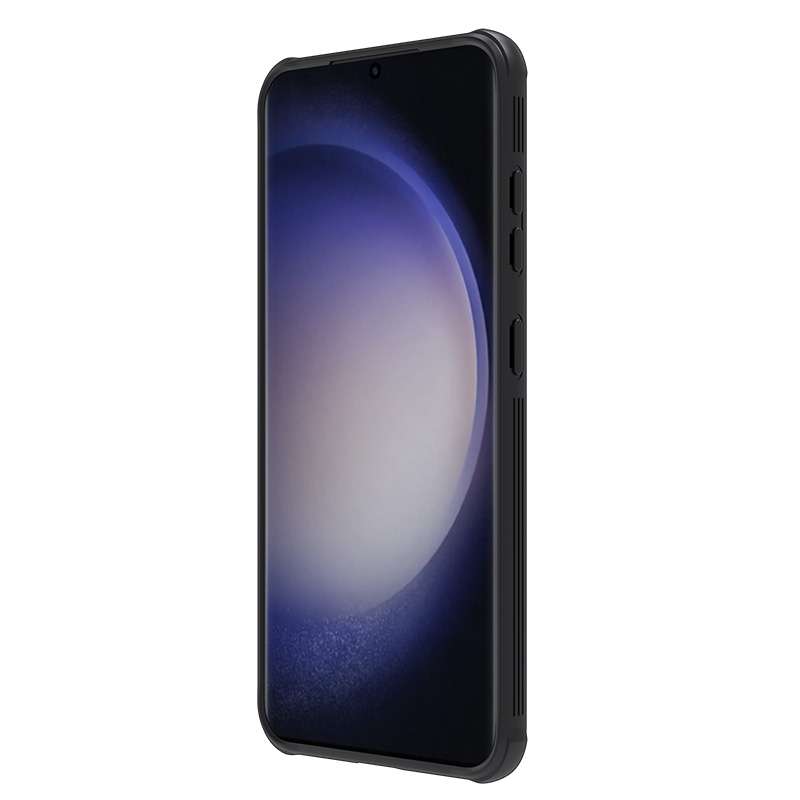 For Samsung Galaxy S24 5G NILLKIN Black Mirror Pro Series Camshield PC Phone Case(Blue)