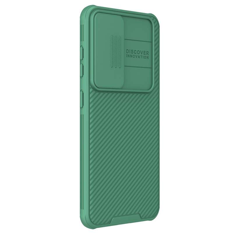 For Samsung Galaxy S24 5G NILLKIN Black Mirror Pro Series Camshield PC Phone Case(Blue)