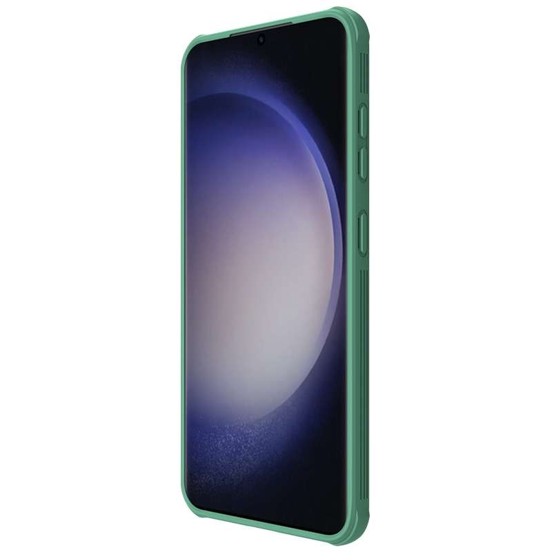 For Samsung Galaxy S24 5G NILLKIN Black Mirror Pro Series Camshield PC Phone Case(Blue)