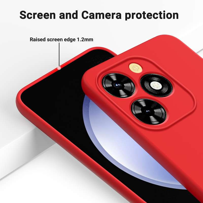 For Tecno Spark 20 Pro Solid Color Liquid Silicone Dropproof Full Coverage Protective Case(Black)