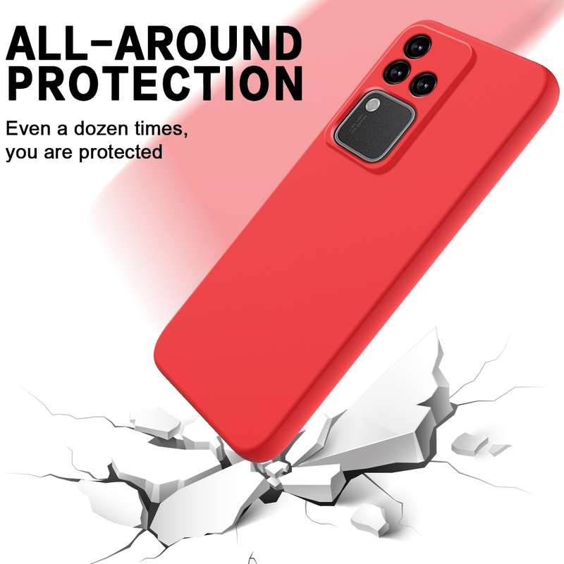 For vivo S18 / S18 Pro / V30 / V30 Pro Solid Color Liquid Silicone Dropproof Full Coverage Phone Cas