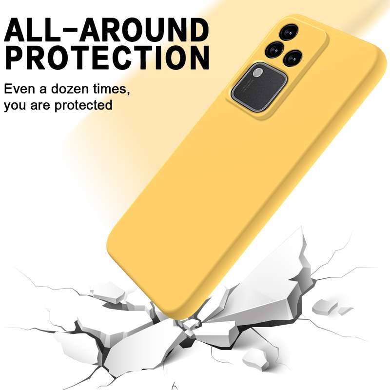 For vivo S18 / S18 Pro / V30 / V30 Pro Solid Color Liquid Silicone Dropproof Full Coverage Phone Cas