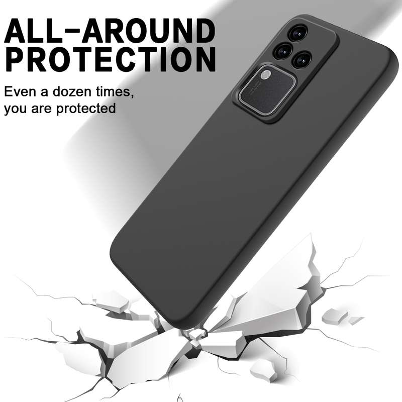For vivo S18 / S18 Pro / V30 / V30 Pro Solid Color Liquid Silicone Dropproof Full Coverage Phone Cas