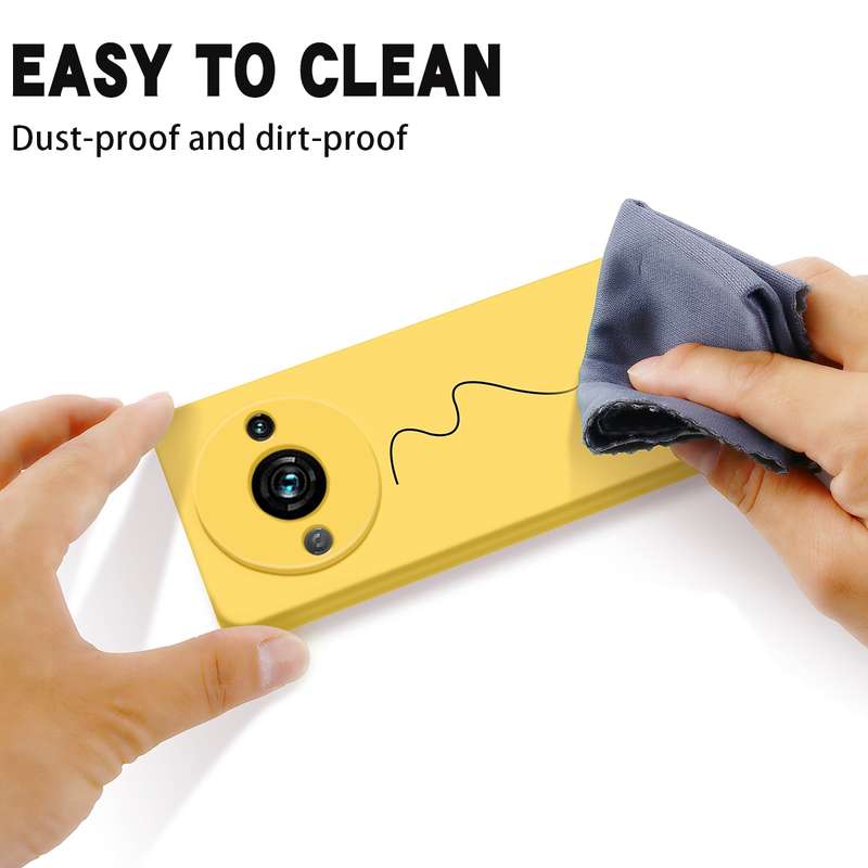 For Xiaomi Redmi A3 / Poco C61 Solid Color Liquid Silicone Dropproof Full Coverage Phone Case(Y