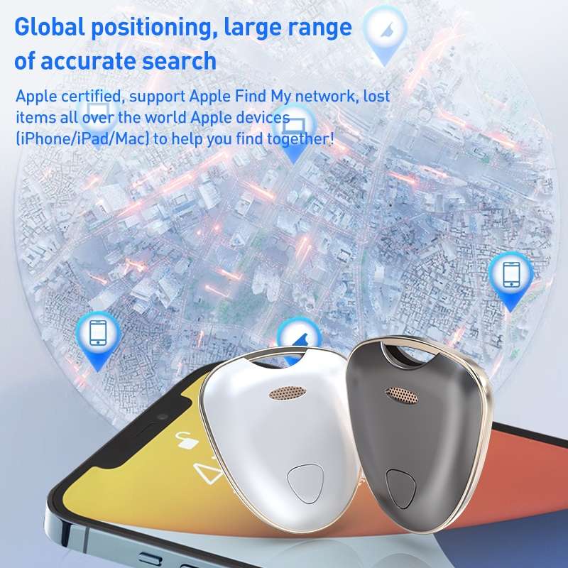Portable Life Waterproof Positioning Anti-lost Device(White)