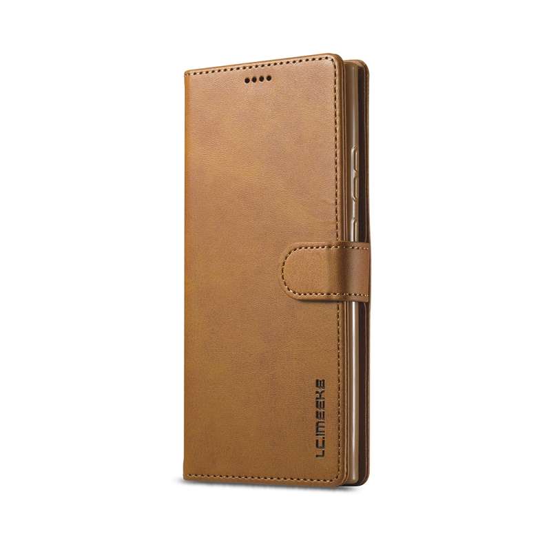 For Samsung Galaxy Note 20 Ultra LC.IMEEKE Calf Texture Horizontal Flip Leather Case, with Holder &